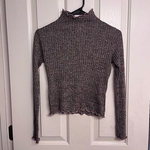 brownish pink sparkly fall top